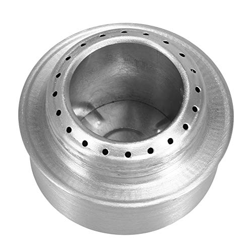 Fogão Externo, Romacci Mini fogão portátil a álcool de liga de alumínio com tampa Fogão ao ar livre