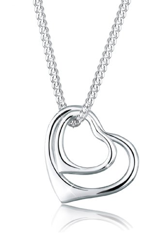 Collier femme coeurs en filigrane argent pour sublimer vos tenues