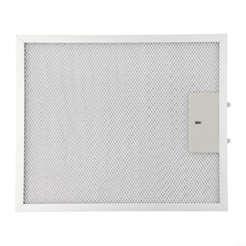 Honseadek Filtro de grasa de malla metálica plateada para campana extractora de 300 x 252 x 9 mm, repuesto de acero inoxidable, compatible con la mayoría de campanas extractoras y ventiladores