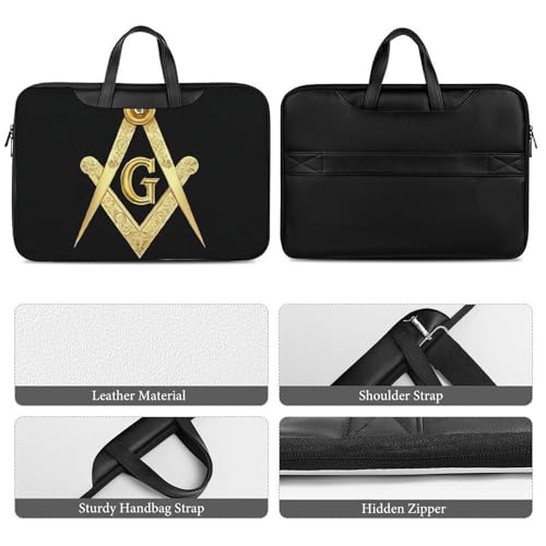 Bolso messenger para laptop unisex con correa ajustable miniatura 5