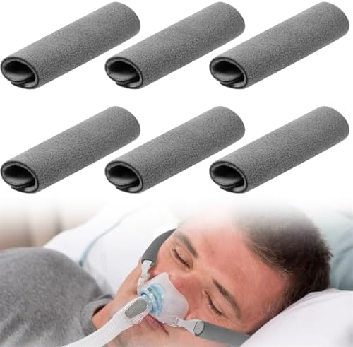 Cpap Strap Covers 6 Pack Cpap Mask Cover Universal Cpap Strap Cushions Cpap Strap Comfort Pad Cpap Headgear Pads Compatible with Full CPAP Mask for Reducing Red Marks
