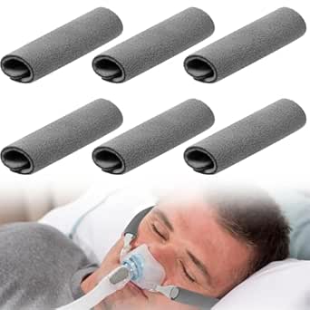 Cpap Strap Covers 6 Pack Cpap Mask Cover Universal Cpap Strap Cushions Cpap Strap Comfort Pad Cpap Headgear Pads Compatible with Full CPAP Mask for Reducing Red Marks