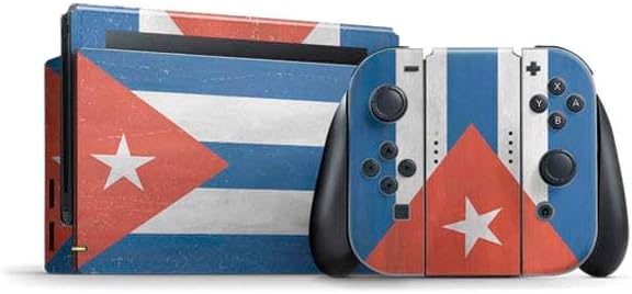 Skinit Decal Gaming Skin Compatible with Nintendo Switch Bundle - Puerto Rico Flag Distressed Design