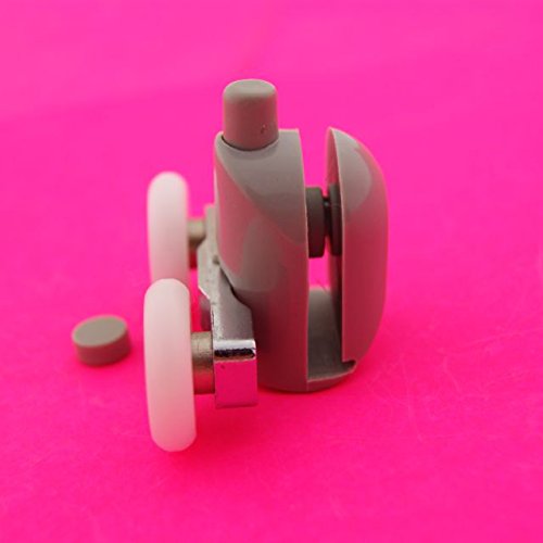 Roues de porte de douche 25 mm L082 : Double roulement robuste haut et bas - 4