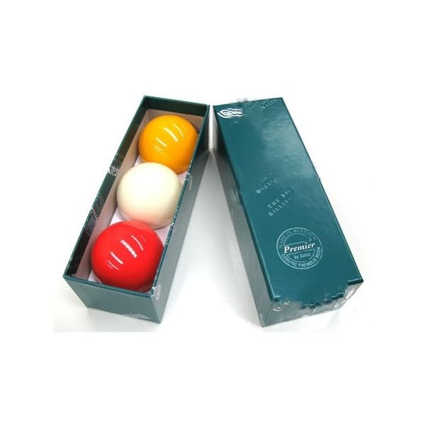 ABA Premium Snooker Billiard Ball Set, 52.5mm, 3 Pieces, Red Yellow White (Billiard Ball Set)-image-4
