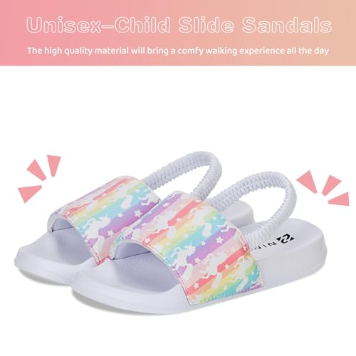 Image of WateLves Toddler Boys Girls Slides Sandals for Swim Beach Kids Water Shoes Casual Summer Slippers