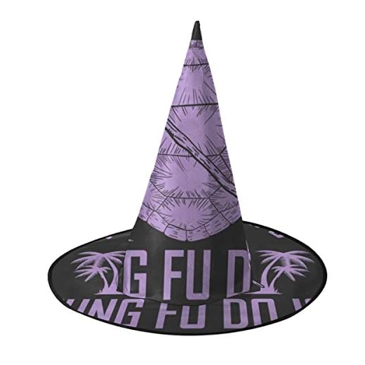 NUJIFGYTCRD Dragon Ball Muten Roshis Kungfu Dojo Sombrero de Bruja Halloween Unisex Disfraz para día Festivo Halloween Navidad Carnaval Fiesta