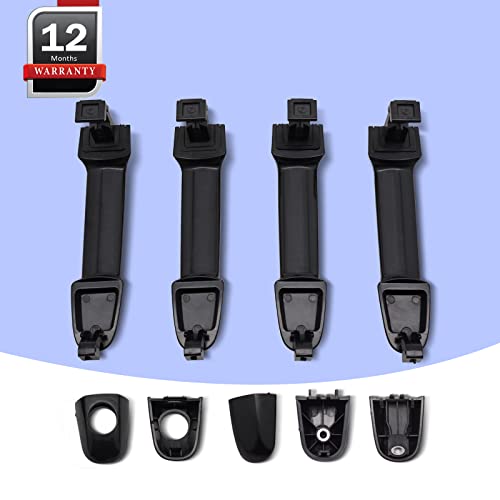 X4Xz 4Pcs Front Rear Left Right Exterior Door Handle Driver Passenger Side For 2006-2010 Hyundai Sonata 826513K000 #TOP6