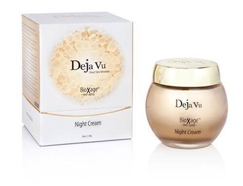 Deja Vu Dead Sea Minerals BioXage Anti-Aging Night Cream for face and decollete, 50ml 1.7fl.oz