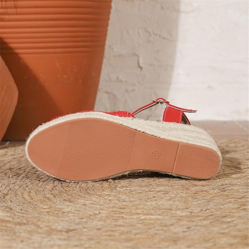 Espadrilles bout fermé avec semelle orthopédique compensée - 4