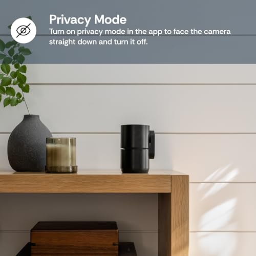 Luna 2K Indoor Cameras for Home Security, 2.4GHz & 5GHz WiFi, 360-Degree Pan-Tilt, Built-in Spotlight, Human Auto Tracking, Siren, Pet/Dog/Baby Camera with Phone app, Black (2025 Upgrade Version) - Image 5