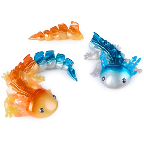 CrystaLynx Dragons - Axolotl Articulé 23 Cm Imprimé 3D dans Son Oeuf