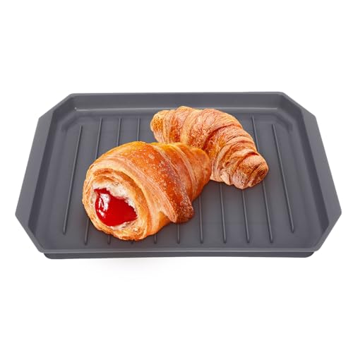 Microwavable Bacon Grill - Bacon Tray for Cooking, Safe Microwave Pan | Easy-to-Clean Bacon Tray, Multipurpose Microwave Cooker, Bacon Cooking Plate for Rice, Meat, Home, Bakeries, Hotels