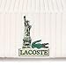 Lacoste Unisex New York Wool Badge Beanie, White, One Size