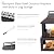 Sunnydaze Backyard Blaze 35-Inch H Heavy-Duty Steel Outdoor Fireplace with Built-in Log Storage - Includes Protective Cover - Brushed Bronze