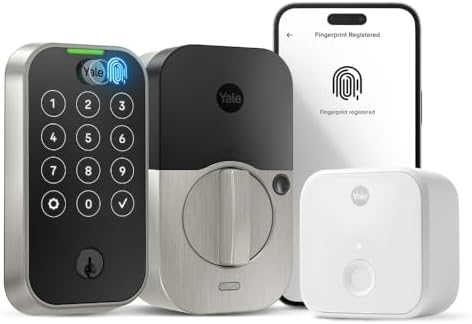 Yale Assure Lock 2 Touch Deadbolt, Satin Nickel Keyed Smart Entry...