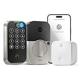 Yale Assure Lock 2 Touch Deadbolt, Satin Nickel Keyed Smart Entry Door Lock with Wi-Fi Connected Touchscreen Keypad and Fingerprint Scanner for Vacation Rental Hosts, YRD420-F-CB1-619