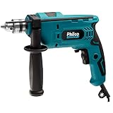 Philco Furadeira Pfu01Mf 127V, 051101003, Azul/Preto/Cinza Controle eletrônico de velocid