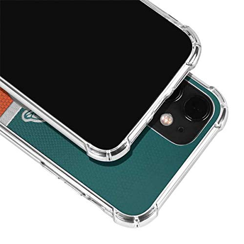 Skinit Clear Phone Case Compatible with iPhone 12 Mini - Officially Licensed NFL Miami Dolphins Vintage Design