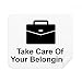 CareÂ YourÂ Belongings Black Symbol Cleaning Cloth Screen Cleaner 2pcs Suede Fabric