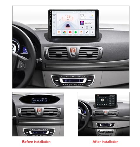 Cartablet Android 13 Renault Megane 3 con reproductor multimedia y 4G 2