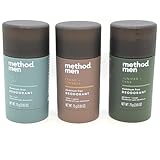 Method Men Aluminum Free Deodorant Variety Pack (sea And Surf, Juniper And Sage, Cedar And Cypress Scents)
