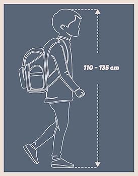 Baagl Schooltas voor jongens voor 1e klas, Airy schooltas set