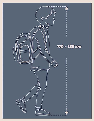 Baagl Schulranzen Jungen Mädchen für 1. Klasse, Ergo Schultasche Grundschule, Leichter Kinder Ranzen Tornister Schulrucksack mit Brustgurt (Minecraft Blue Axe)