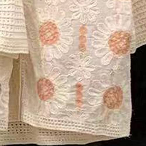 Blusas Femininas De Verão Com Crochê De Malha Oca T-shirt De Manga Curta Com Botões Camisetas Curtas