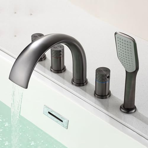 Robinet de baignoire avec douchette cascade pour un bain relaxant - 7