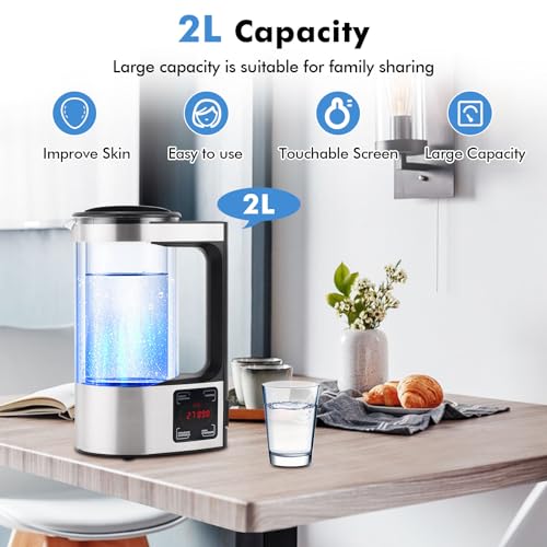 "Meticuloso Upgraded Hydrogen Water Generator with SPE and PEM Technology up to 1800 PPB,Hydrogen Rich Water Machine Unlimite Water Quality" - Image 7