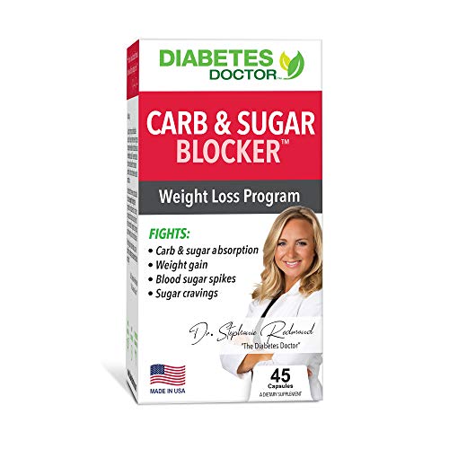 Diabetes Doctor Mealtime Carb & Sugar-Blocker - Reduce Blood Sugar Spikes and Carbohydrate Absorption -Stable Blood Glucose Levels for Type 2 Diabetes Support and Weight Support