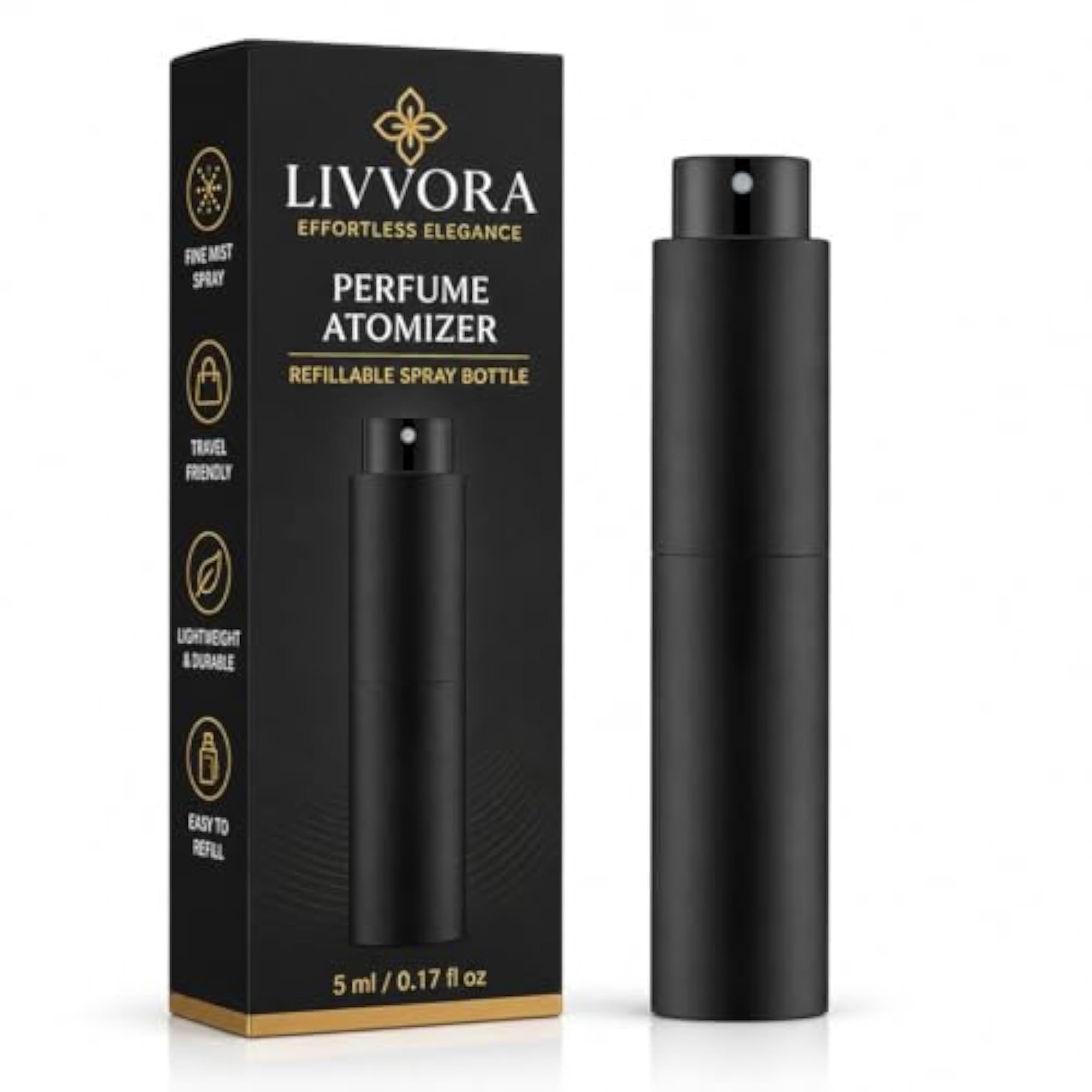 Perfume Refill Bottle, Portable Mini Spray Atomizer