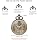 Mechanical Pocket Watch, for Men Women Special Magnifier Half Hunter Engraved Case Roman Numerals with Chain - 4