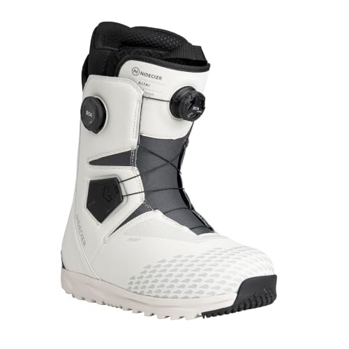 Nidecker Altai BOA Men's Snowboard Boots, Bone White, 11.5