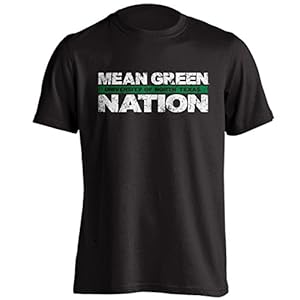 North Texas Mean Green NCAA Inspire Mean Green Nation Sports Slogan Short Sleeve T-Shirt Black L