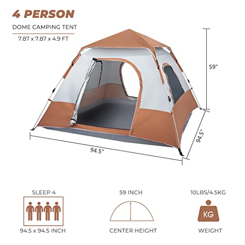 Carpa tipo cabina para 4 personas con armado instantáneo miniatura 2