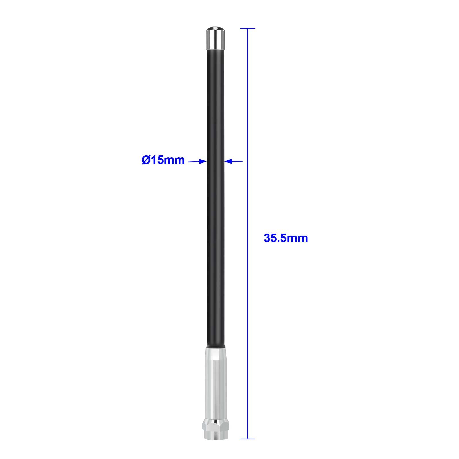 Bingfu Antenne VHF UHF Bi-Bande 136-174 MHz 400-460 MHz Antenne en Fibre de Verre Véhicule avec Connecteur PL259, 50 W pour Voiture Camion SUV Radioamateur Bidirectionnelle