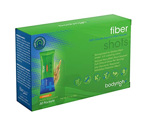 Bodyright prebiotic fiber shot - 100% natural fiber supplement po…