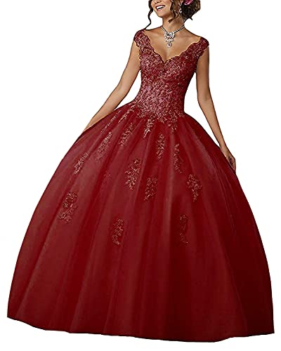 Image of QXMYOO Ball Gown Quinceanera Dresses Sweet 16 Prom Party Princess Dress for Teens