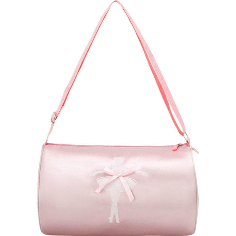 Hrippy Girls Pink -2 Ballet Dance Bag, Shoulder Bag Handbag Tote Crossbody Shoulder School Bag Gymnastics Sports Duffel Bag