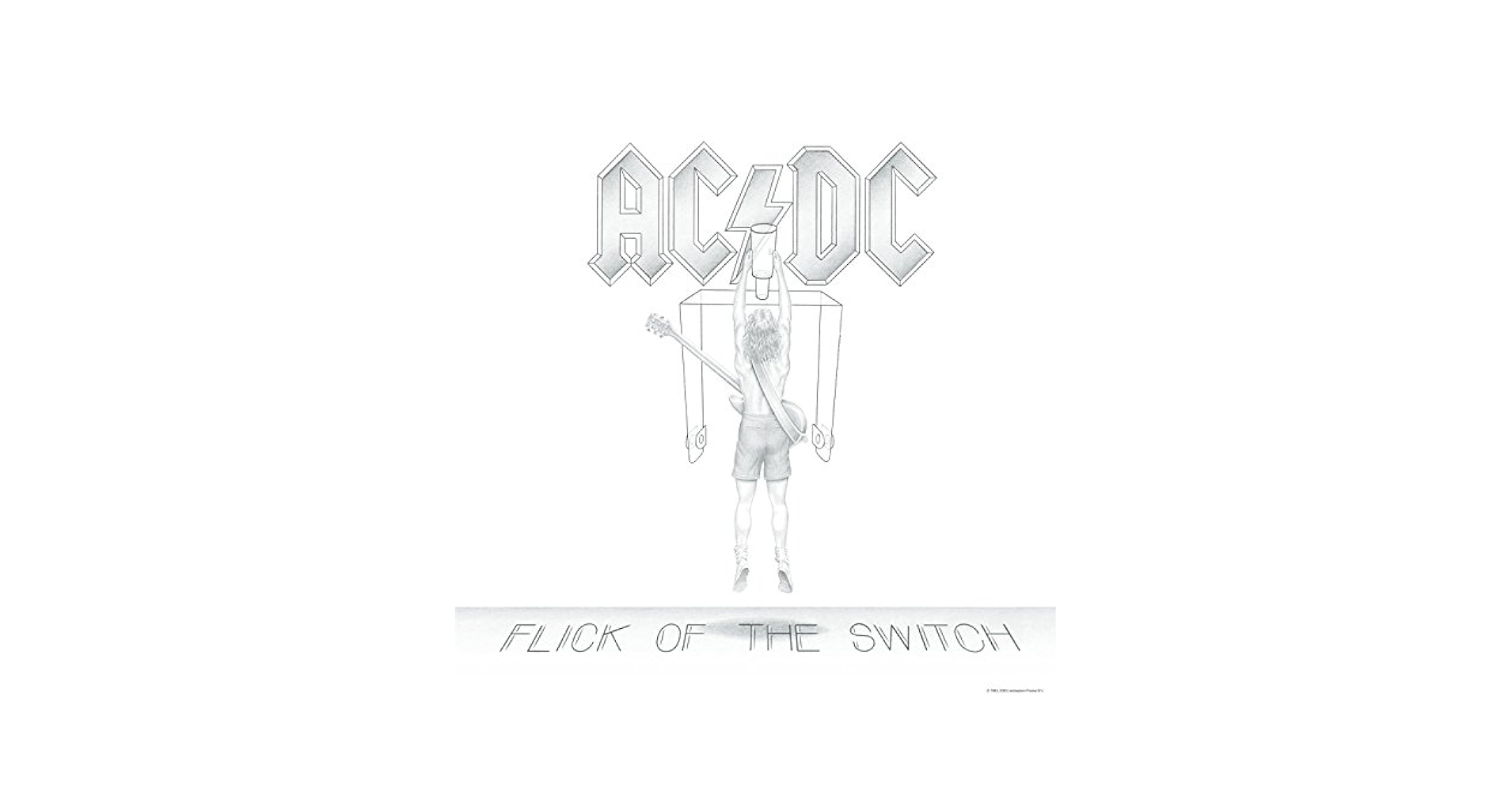 AC/DC Flick of the Switch サイン入り AC/DC Autographed “Flick of the Switch” LP (COA