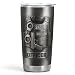 DATTYCAFT Honor Your Dedication, Police Badge Handcuffs Gun - Personalized Tumbler, Gift For Law Enforcement Officers, Personalized Police Officer Coffee Tumbler, Gifts for Policeman Policewoman