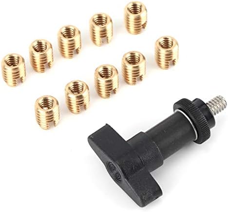 Kit de reparación de carenado, kit de reparación de inserción de carenado de motocicleta, tornillos de latón con mango en T, herramienta de