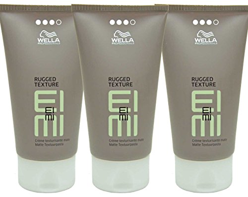 Preisvergleich Produktbild 3x Wella EIMI RUGGED TEXTURE Mattierende Modelliercreme - 75ml