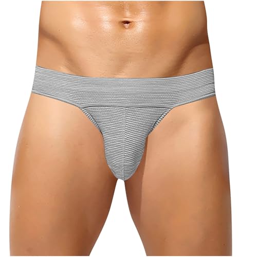 Men's Thong Underwear Sexy Lingerie Low Rise T-Back Under Panties Low Waist Sexy Solid Color High Vent Underpants