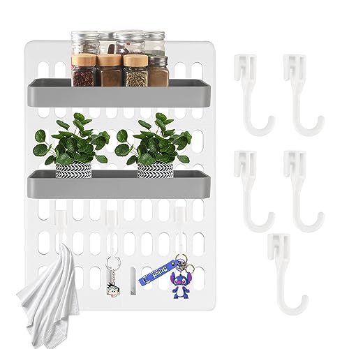 Pannello Forato Parete 56x56cm Nero - Organizzatore Utensili Cucina - Foto 11