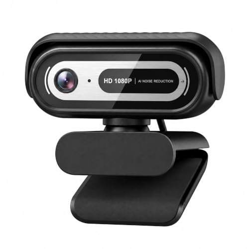 Sihynson 1080P Webcam for PC,90°FOV Web Camera with Noise-Canceling Microphone, USB Plug-and-Play Computer Camera, 30FPS &Privacy Cover Web Cam for Online Calling/Conferencing, Laptop/PC - image 1