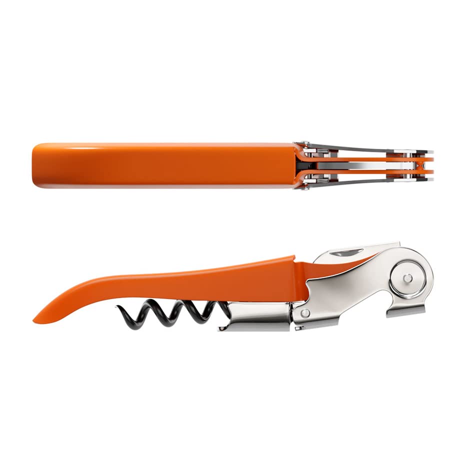 Koala Spain AC Two-Stroke Corkscrew with Articulated Spring, Orange, Estándar - Image 3