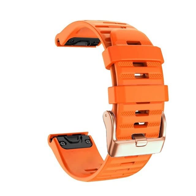 Correa de reloj de silicona de 26 20 22 mm para Garmin Fenix Easy Fit pulsera deportiva